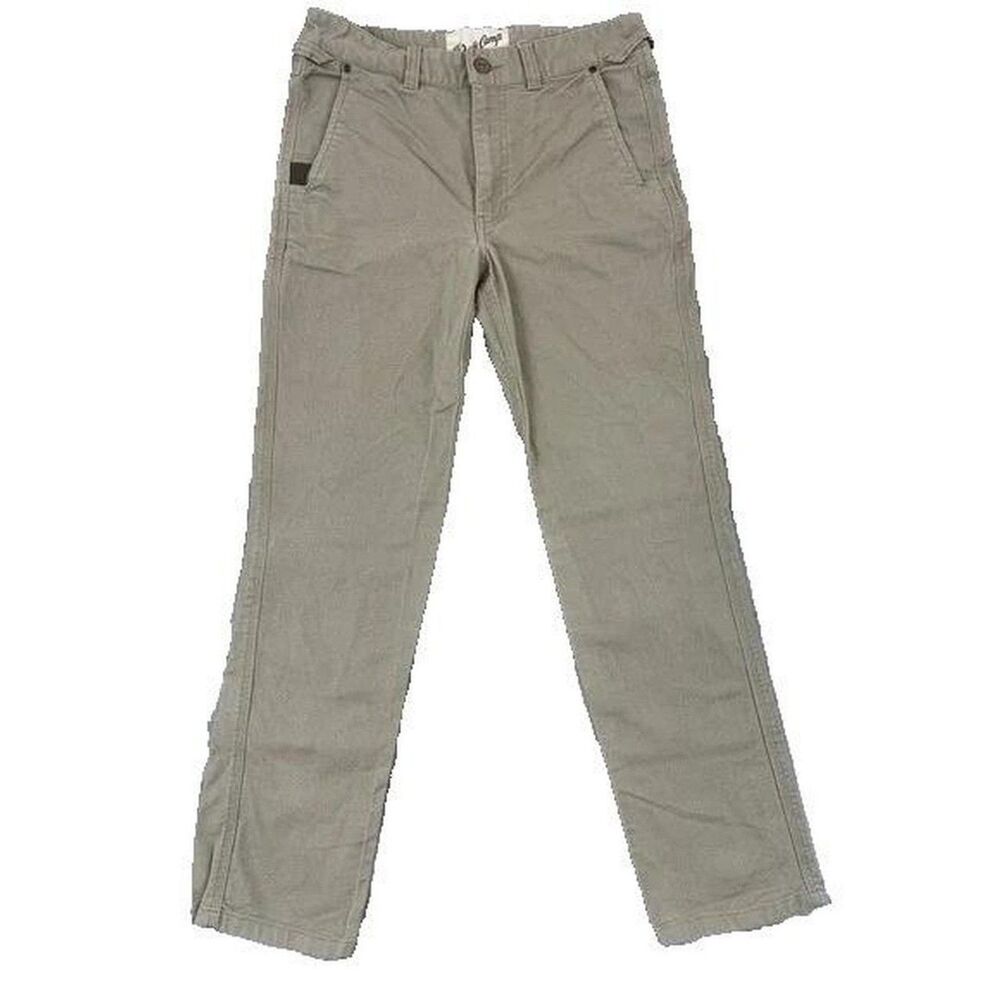 Duck Camp Men's 30x28 Canvas Pants Beige Hunting Camping Outdoor